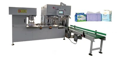 Máquina empaquetadora semiautomática de protectores inferiores